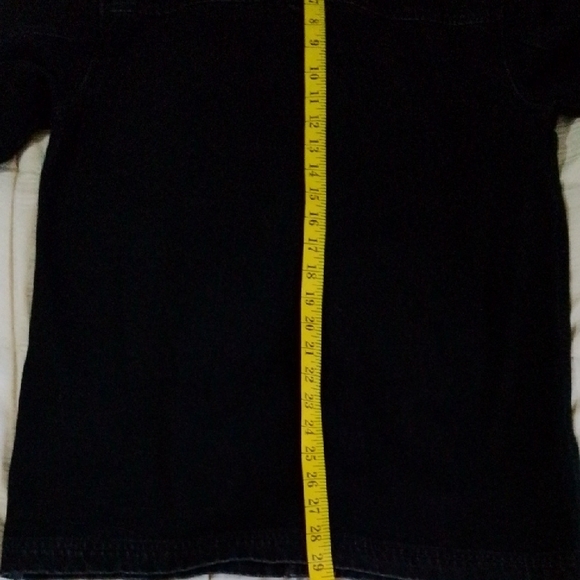 Aime Leon Dore Black Denim Shirt Jacket Mens Size Small - Picture 6 of 7